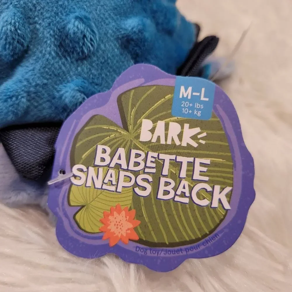 Bark Babette Snaps Back Size M - L 20 Pounds  NWT